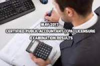 certified public accountant | Licensure Examination Results