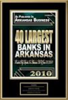 40 Largest Banks In Arkansas | American Registry - Recognition ...