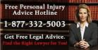 Free Personal Injury Advice Hotline | 1-844-854-7660