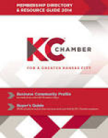 2014 KC Chamber Directory by Greater Kansas City Chamber of ...