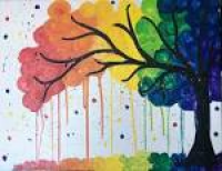 Swirly Rainbow Tree - Sat, Nov 18 12PM at Pinot's Palette - Jonesboro