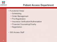 Our EPIC Conversion Florence Davis Director, Patient Access - ppt ...