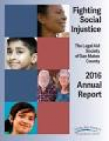 Legal Aid Society of San Mateo County Annual Report 2015 Pages 1 ...