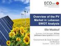 Overview of the PV Market in Lebanon SWOT Analysis - ppt video ...