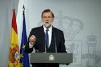 Rajoy unveils sweeping plan to take control of Catalonia – POLITICO