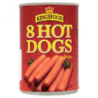 Morrisons: Kingsfood 8 Hot Dogs In Brine (400g) 184g(Product ...
