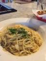 garlic noodles - Picture of Powder Keg Pub and Seafood Cafe ...