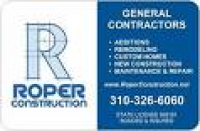 ROPER CONSTRUCTION COMPANY INC. - Harbor City, CA - Bathroom ...