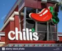 Chili's Grill and Bar restaurant sign in Morgan Hill, California ...