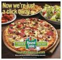 We're just a click away! - Picture of Round Table Pizza, Felton ...
