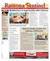 Ramona sentinel 11 24 16 by MainStreet Media - issuu