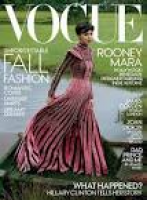 Rooney Mara is the Cover Star of American Vogue October 2018 Issue