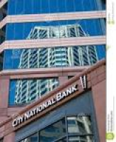 Exterior Of The City National Bank In San Diego Editorial Stock ...