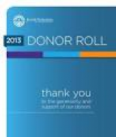 Our 2013 Donor Roll by Jewish Federation of San Diego County - issuu