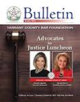 Tarrant County Bar Association October 2015 Bar Bulletin by ...