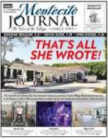 That's All She Wrote! by Montecito Journal - issuu