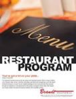Restaurant Insurance Programs In Sonoma County