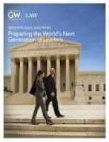 LLM Brochure 2012-13 by The George Washington University Law ...