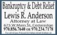 Need help with your debts? | Law Office of Lewis R. Anderson ...