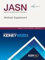 Kidney Week 2016 Abstracts | Chronic Kidney Disease | Renal Function
