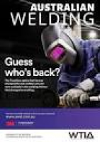 Australian Welding September 2017 by Welding Technology Institute ...
