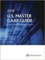 U.S. Master GAAP Guide (2016): Richard H. Gesseck, CPA, Lawrence ...