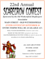 Scarecrow Contest Entries, Craft Fair, Gems & Minerals