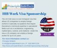 The H1-B Visa is a non-immigrant visa. It is designed to allow ...