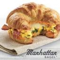 Spinach Bacon egg croissant - Picture of Manhattan Bagel ...