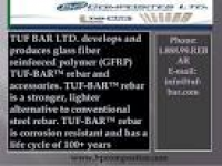 BP Composites | Tuf bar | GFRP | Tuf-Bar Rebar
