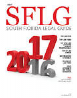 2017 South Florida Legal Guide by South Florida Legal Guide - issuu