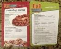 March 2013 Everyday Menu and Catering Menu - Picture of PDQ ...