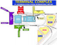 Terminal map fll Fort Lauderdale Airport