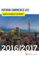 Rotman Commerce Employment Report 2016-17 by Rotman Commerce - issuu