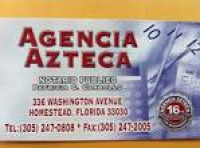 Agencia Azteca - Tax Services - 336 Washington Ave, Homestead, FL ...