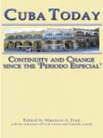 Mauricio Font Ed., 2004 Cuba Today | Civil Society | Public Sphere