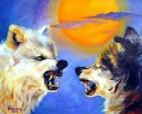 15 best Original Wolf Art and Wolf Paintings by Krizzart images on ...