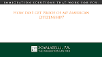 How do I get proof of my American citizenship? - YouTube
