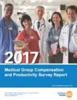 Medical Group Compensation and Productivity Survey - Sullivan Cotter