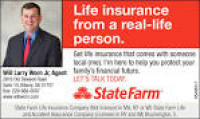 Life Insurance from a Real-Life Person, Will Larry Worn Jr - State ...