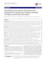 PDF) Quantifying cross-border movements and migrations for guiding ...