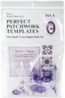 Amazon.com: Perfect Patchwork Template Set E, Eight Pointed Star ...