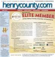 JUNE 2017 HCCC Newsletter by Henry County Chamber of Commerce - issuu