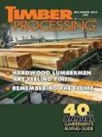Timber Processing | a Hatton-Brown Publication
