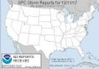 Storm Prediction Center Yesterday's Storm Reports