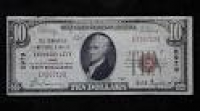 1929 THE First National Bank of Chadwick, IL National Currency $20 ...