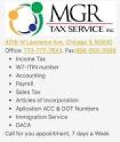 Mgr Tax-Service - Accountants - 4316 W Lawrence Ave, Albany Park ...