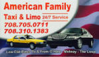 American Family Taxi & Limo - Taxis - Chicago Ridge, IL - Phone ...