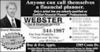 My Qualifications : Webster Tax & Financial Services