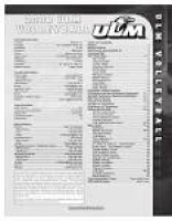 2008 ULM Volleyball Guide by ULM - issuu